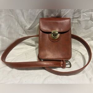 Belt Bag, XL, Unisex, Vegan Leather, Brass Closure/Belt Buckle